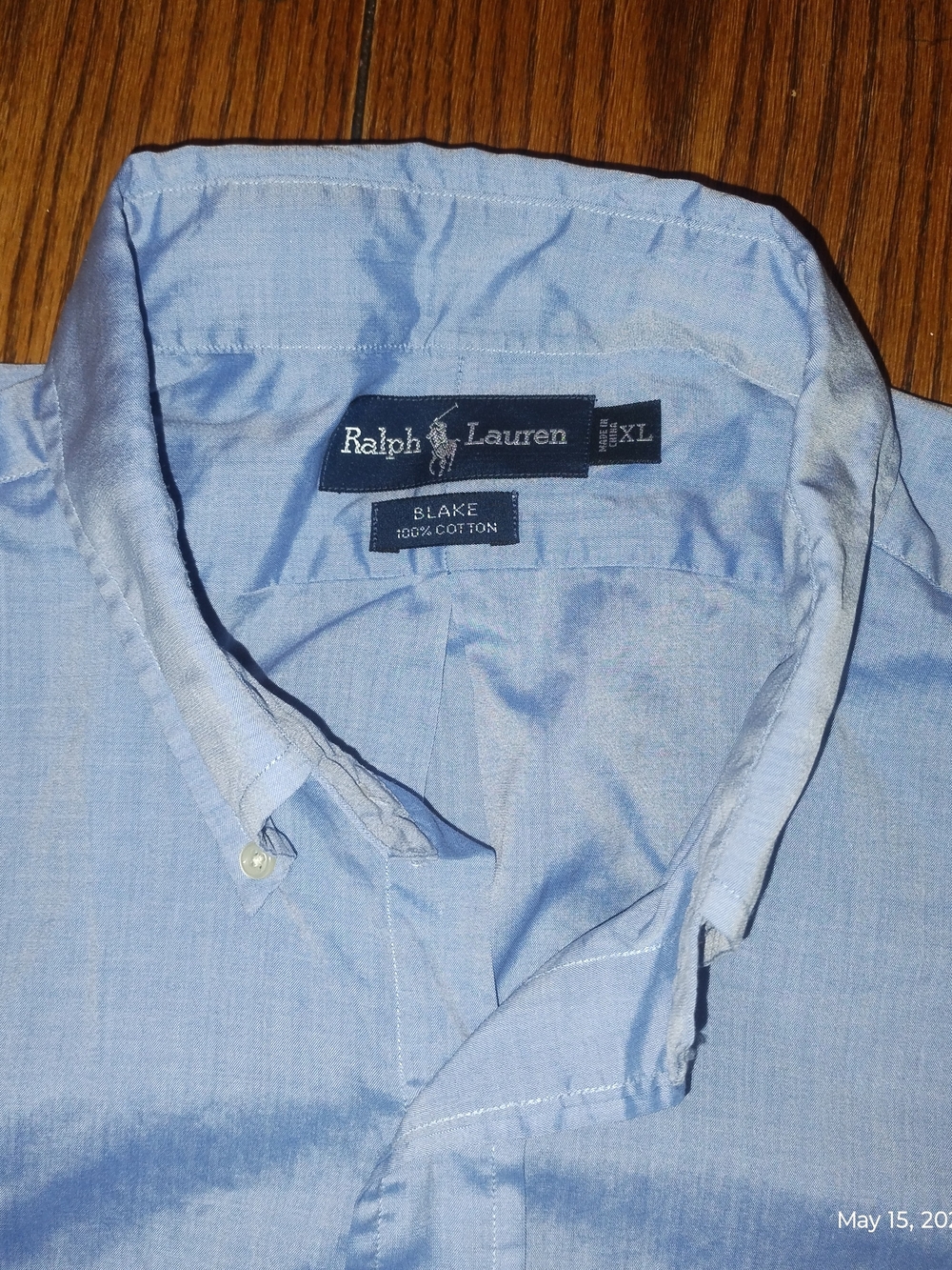 Ralph Lauren Light Blue Button-Down Shirt XL